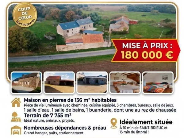 Maison de caractère avec dépendances