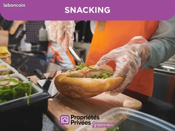 Fonds de commerce snack, pâtisserie 20 m²