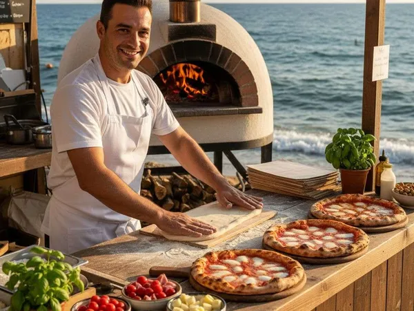 Vente pizzeria street food avec terrasse Biarritz