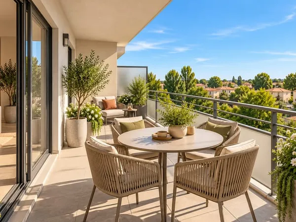 T3 avec balcon au soleil