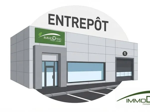 Entrepôt 620 m²