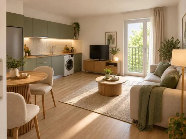 Studio 1 pièce 31 m²