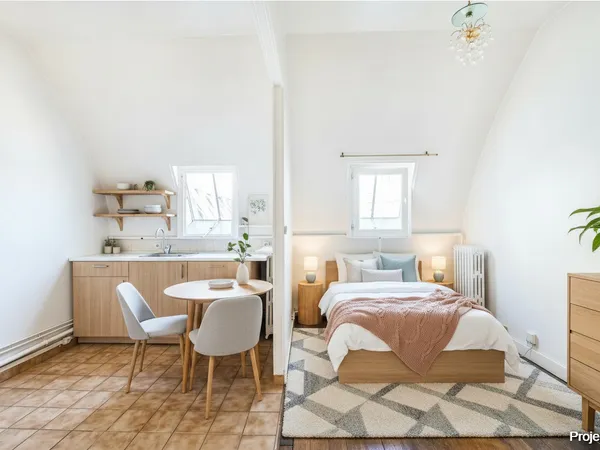 Studio 1 pièce 22 m²