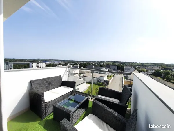 🌞 GUIPAVAS COATAUDON - SUPERBE T3 64 m² - DERNIER ÉTAGE - BALCON - 2 PARKINGS - 📍 GUIPAVAS - COATAUD