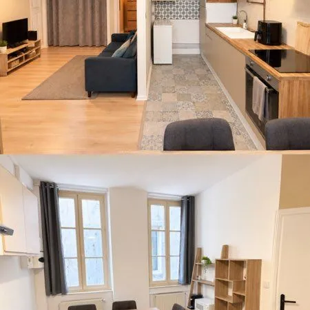 🏡 À LOUER - BEL APPARTEMENT MEUBLÉ DE 40 m², RÉNOVÉ À NEUF - CENTRE-VILLE DE CHALON-SUR-SAÔNE