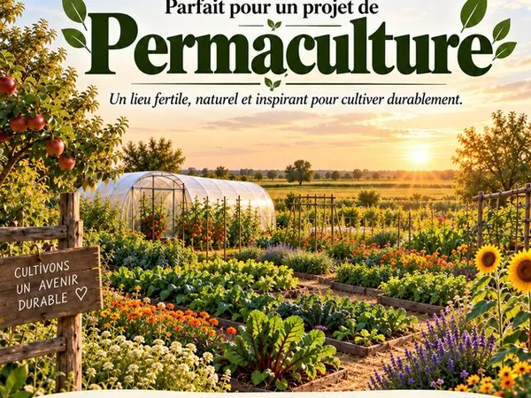 🌿 à vendre - terrain agricole bio de 1 692 m² - idéal permaculture - à 10 min de toulouse