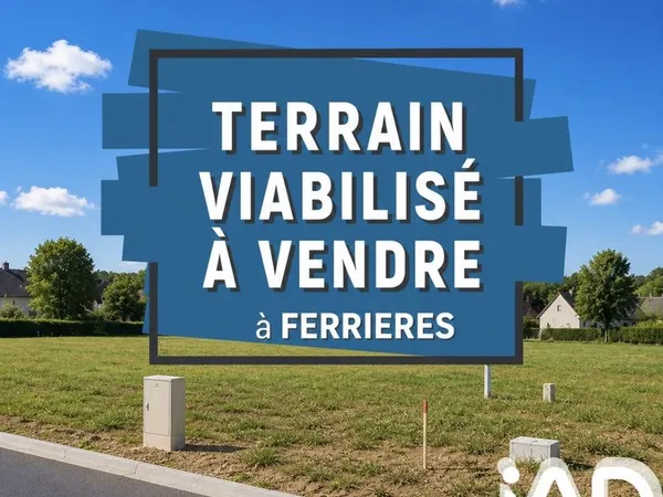 Terrain 400 m² Ferrières