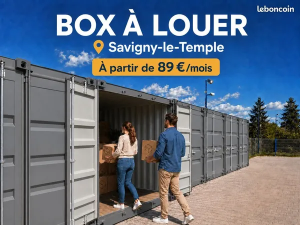 Garde-meuble et box de stockage individuel toutes surfaces (3 à 14 m2) - accès direct en voiture 7j/