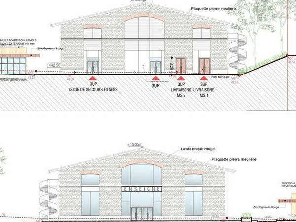Local commercial 509 m²
