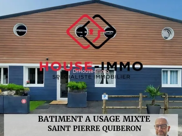 Bâtiment à usage mixte dexception Saint-Pierre-Quiberon, entre calme artisanal et air marin