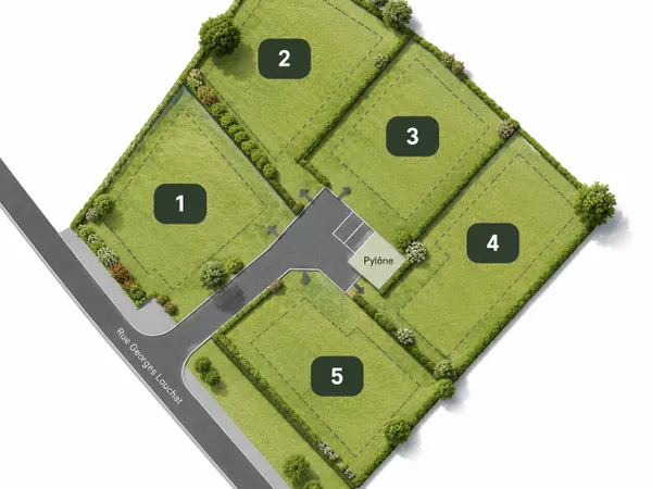 Terrain en lotissement 681 m²