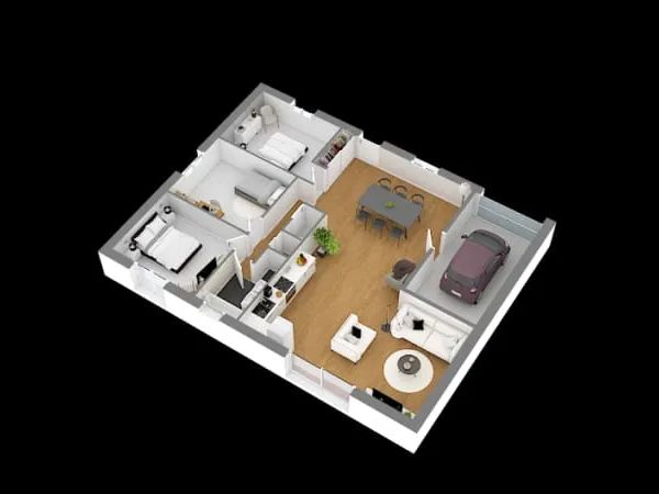 Maison neuve 4 pièces 90 m²