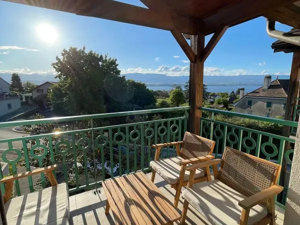 Appartement tout équipé Vue Lac proche frontière suisse - Chens sur Léman