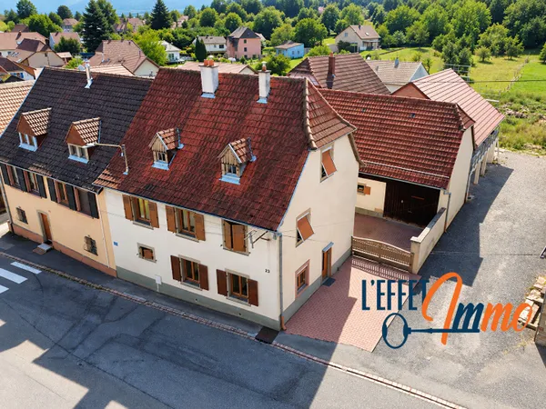 MAISON 99 m² AVEC DÉPENDANCE À HARTMANNSWILLER