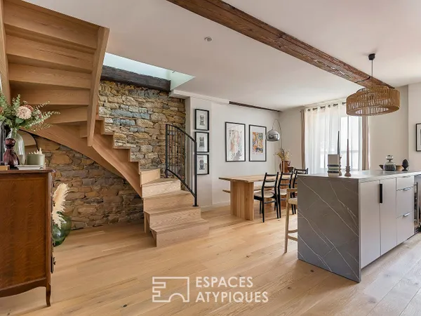 Duplex de charme rénové par architecte