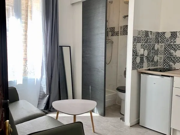 Paris 18e - Chapelle - Studio loué de 9,54 m²