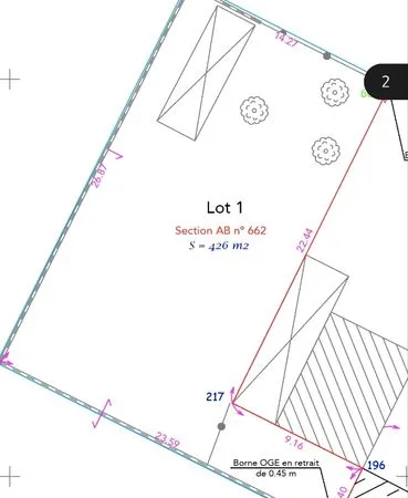 Terrain 420m2