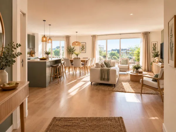 Appartement 3 pièces 66 m²