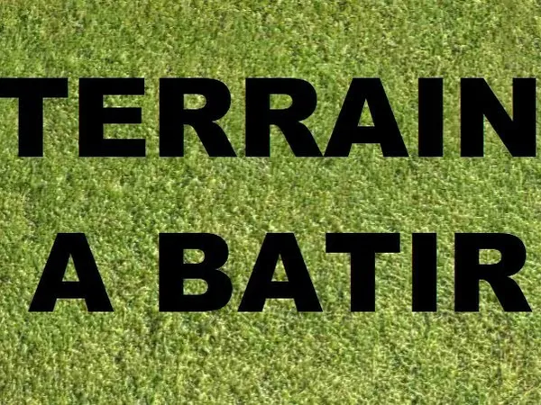 Terrain à bâtir 600 m²