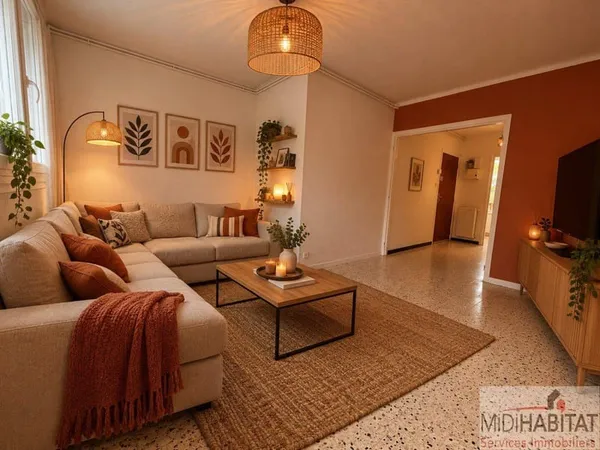 Appartement 3 pièces 59 m²