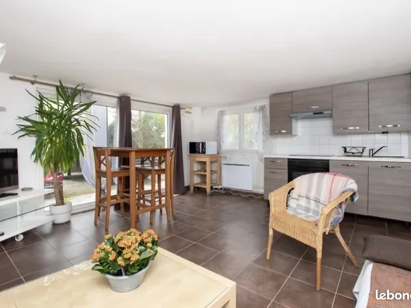 Loue joli Rdc villa au calme à Beaumont sur Lèze bail meublé mobilité-disponible à partir du 1er oct