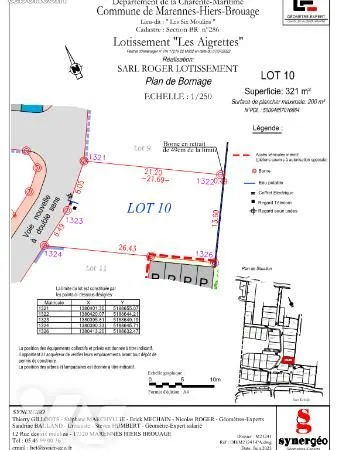 Terrain 321 m² MARENNES