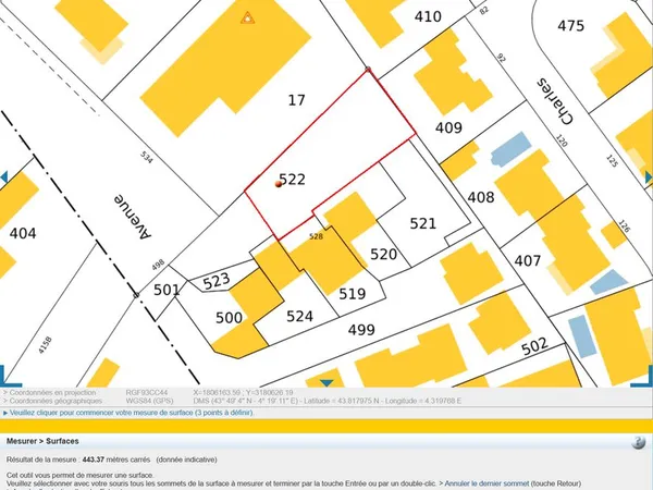 Zone Uca proche CHU terrain constructible