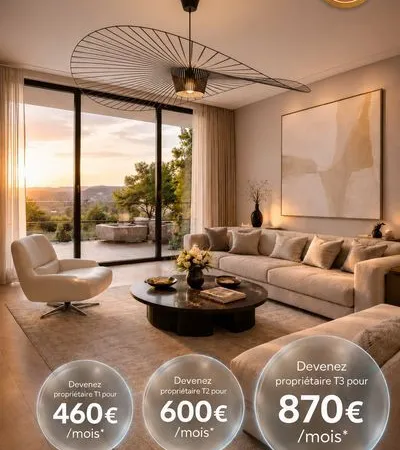 Appartement - 1 pièce - À Partir de 640 EUROS/Mois