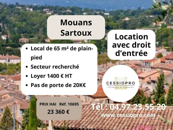 Local commercial 65 m²