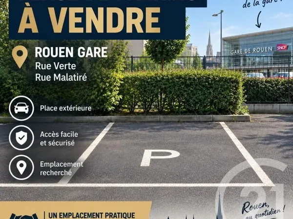 Parking 12 m² Rouen