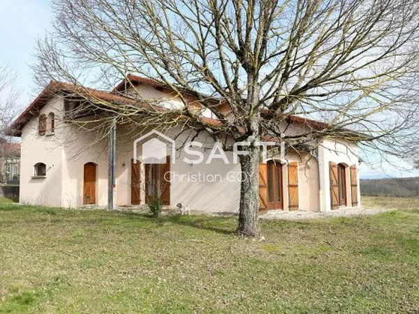 38300 - BOURGOIN JALLIEU - MAISON 160 M² HABITABLE - 4/5 CHAMBRES - 1025 M² TERRAIN