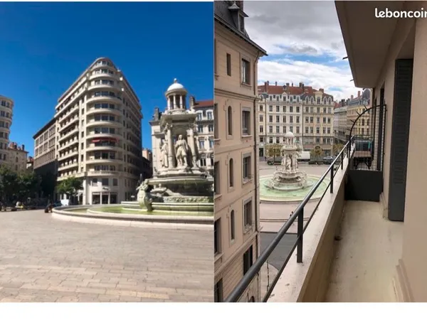 T2 Meublé de 42 m2 à Lyon - Place des Jacobins