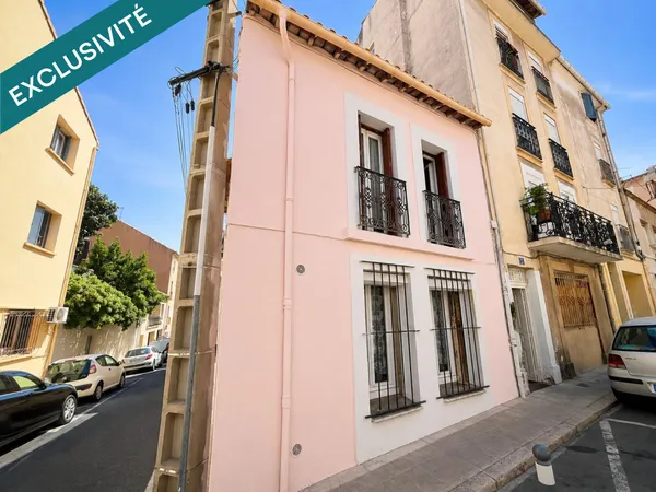 Maison de ville avec garage à deux pas des allées Paul Riquet à Béziers
