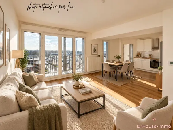 Appartement T4 récent avec balcon et parking Mérignac
