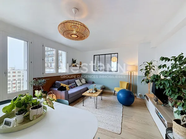 A LOUER Appartement T3 meublé - Secteur Kerichen BREST - 74 m²
