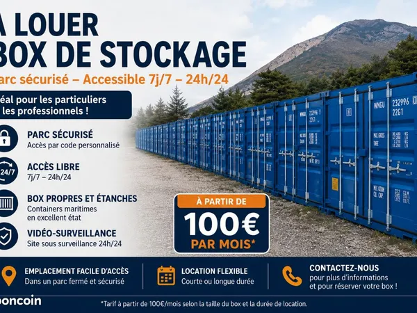 Boxs à louer