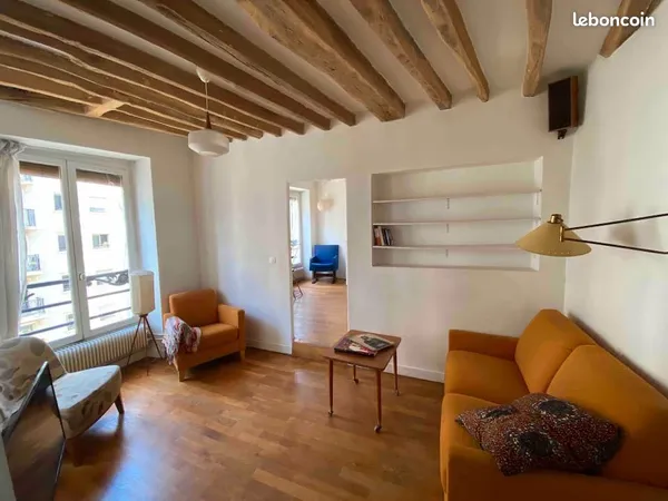 Lumineux appartement meublé de 34m2