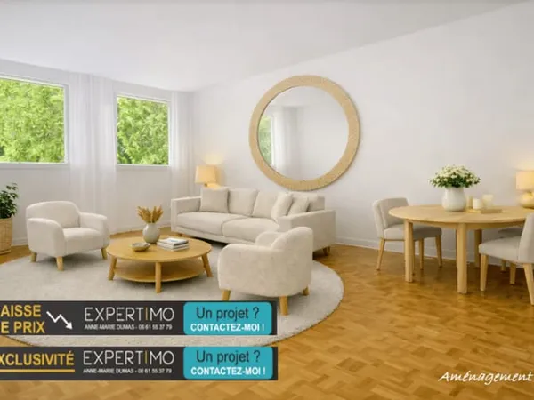 Appartement 3 pièces 60 m²