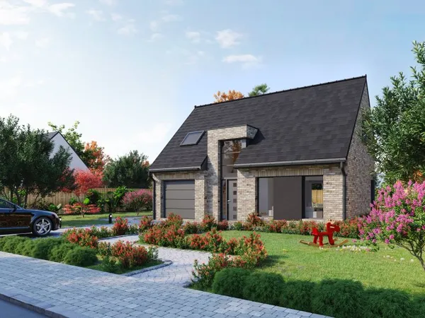 Terrain + maison 91 m²