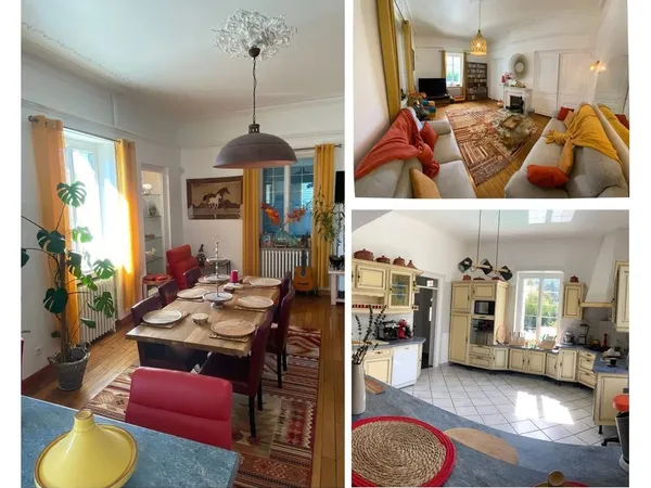 MAISON 460 m²- PISCINE AU SEL - JARDIN 3000 m²-1H DE LYON