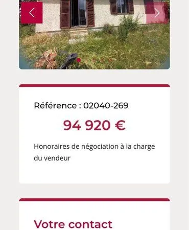 Maison à vendre