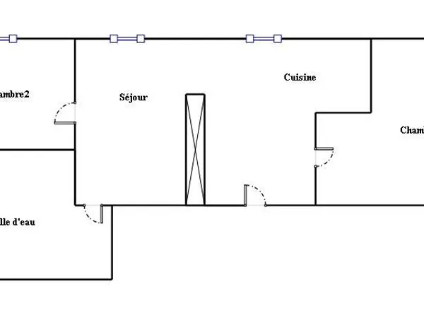Appartement 3 pièces 57 m²