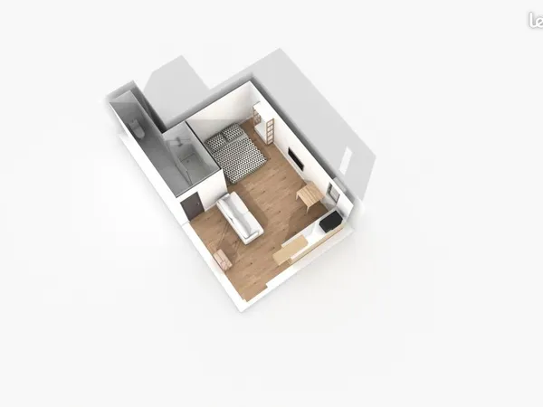 Studio 1 pièce 27 m²