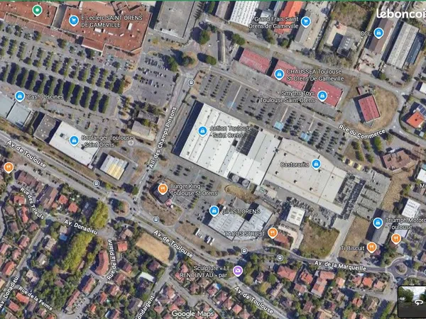 Secteur zone commerciale LECLERC SAINT-ORENS , locaux top placé , de 860 m2