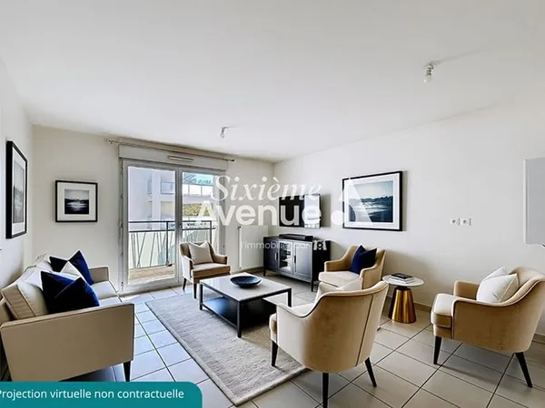 Appartement Decines Charpieu 2 pièce(s) 38.93 m2