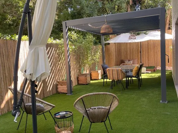 T3 75.70 m² climatisé avec jardin 80 m² et garage - Pompignane
