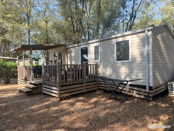 Mobile home 3 chambres climatisées tout confort état neuf 34900