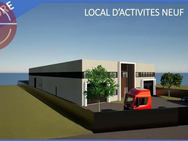 Vente entrepôt neuf 1007m² divisible Castelnaudary