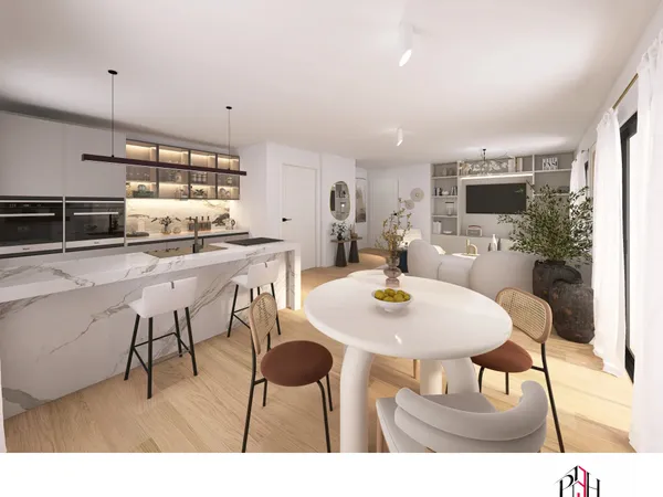 Le Cannet – Villa sur le toit, 4 pièces, terrasse de 119,85 m²