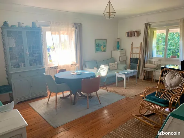 ANGLET CHASSIN - 75 m² CARREZ + 63 m² COMBLES - VILLA 1925 - PARC ARBORÉ - DERNIER ÉTAGE